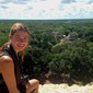 Her er jeg på toppen av maya-byen Ek Balam.