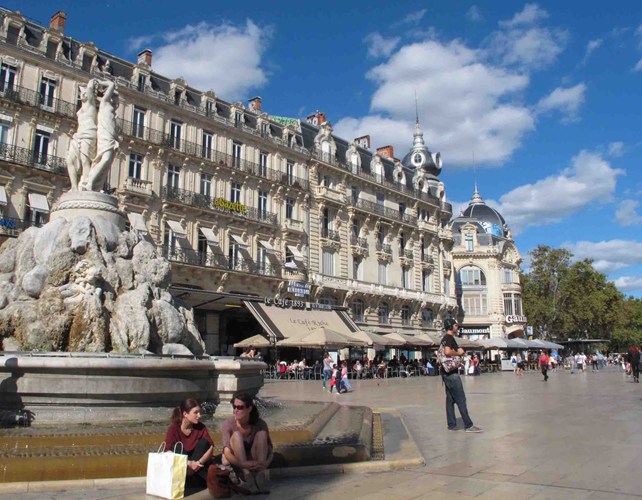 Montpellier er en staselig studentby.