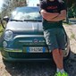 Vi dro på studietur/ekskursjon til kysten og til Chianti. Leide bil for turen - selvfølgelig en Fiat 500...