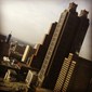 Utsikt fra 35. etasje på hotellet Mariott Marquis i downtown Atlanta, hvos konferansen Nicar2015 fant sted.