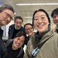 Gode kolleger i Kyodo News som inviterte til farvel-middag uken før hjemreise i november. Kyodo var mitt første redaksjonsopphold i Tokyo, som var i september.