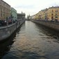Vakre St.Petersburg med en av de mange kanalene som går gjennom byen.