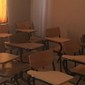 Klasserommet hvor jeg studerte var spartansk innredet, med stoler og tavle. Studiesenteret ligger i en relativt fattig del av byen.